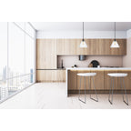 Access Lighting Port Nine Martini LED Pendant, Antique Brushed Brass / Seeded Glass / 7W, image 2