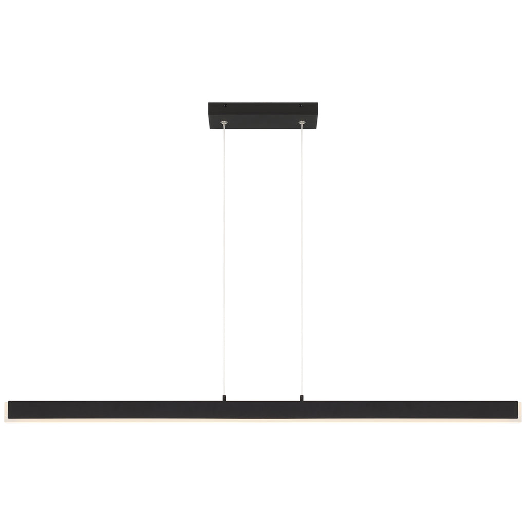 Illume Dual Voltage LED Pendant, Matte Black