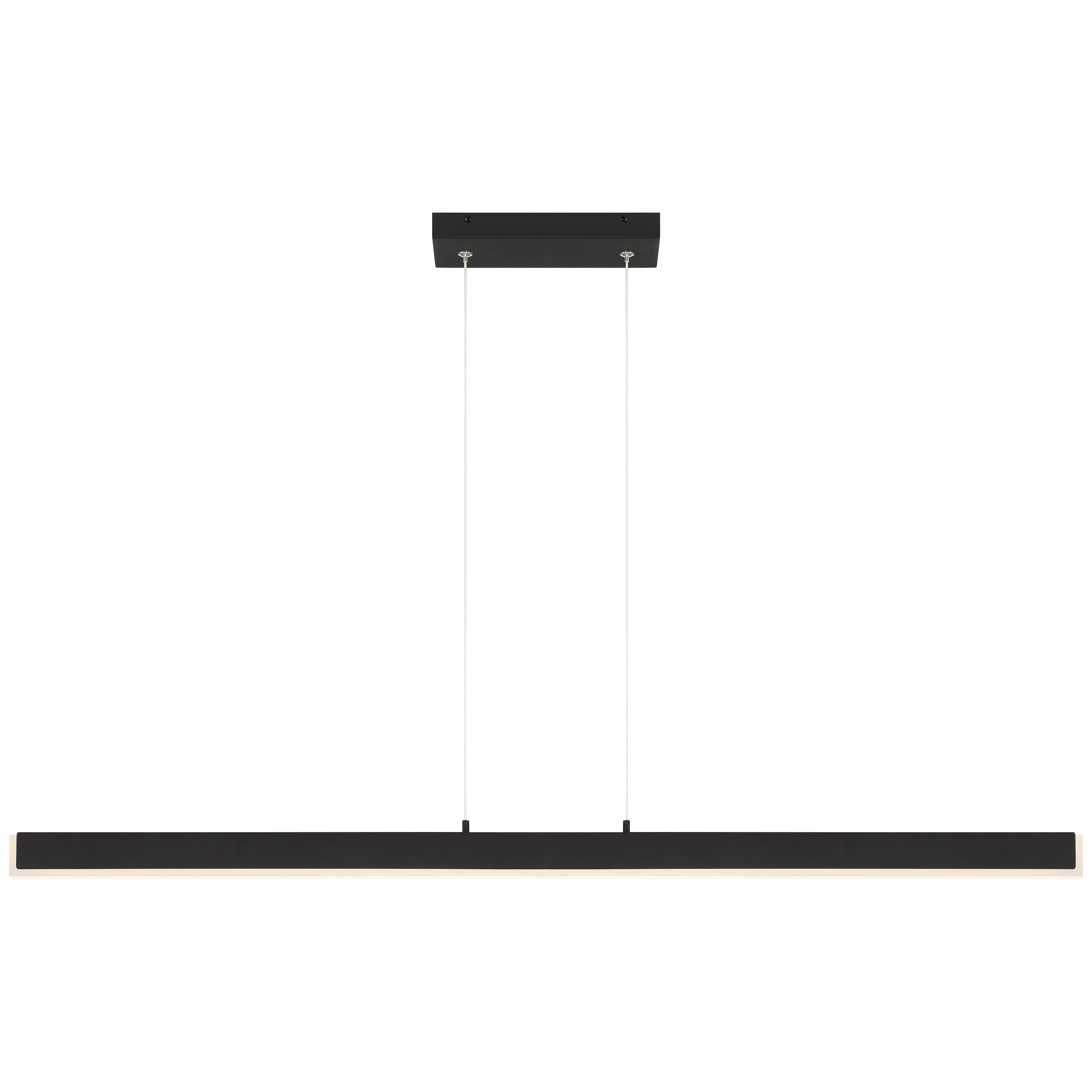 Illume Dual Voltage LED Pendant, Matte Black