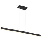 Illume Dual Voltage LED Pendant, Matte Black