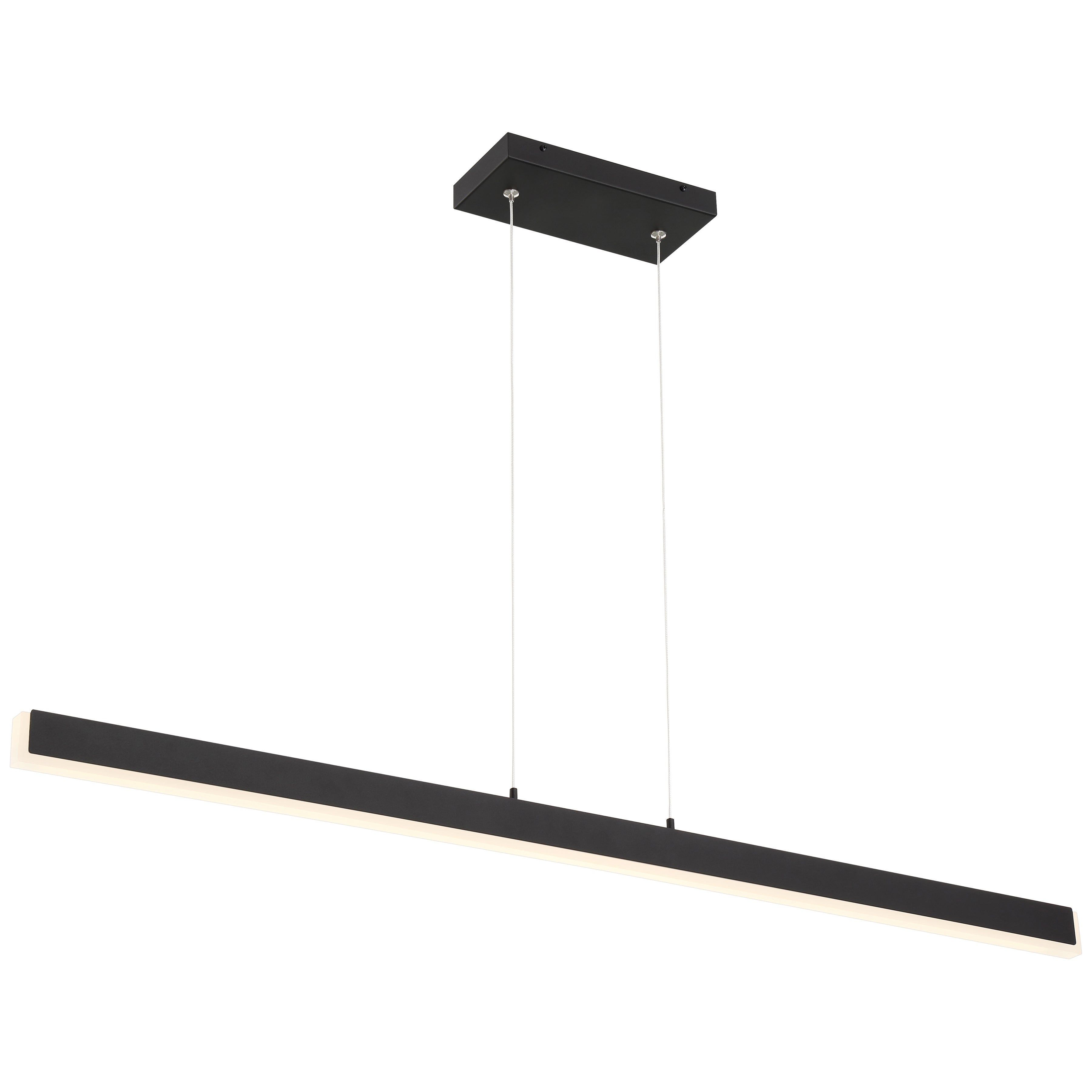 Illume Dual Voltage LED Pendant, Matte Black