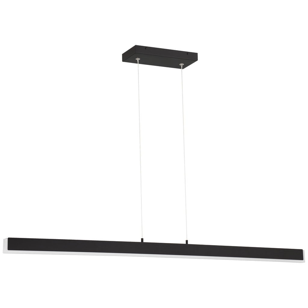 Illume Dual Voltage LED Pendant, Matte Black