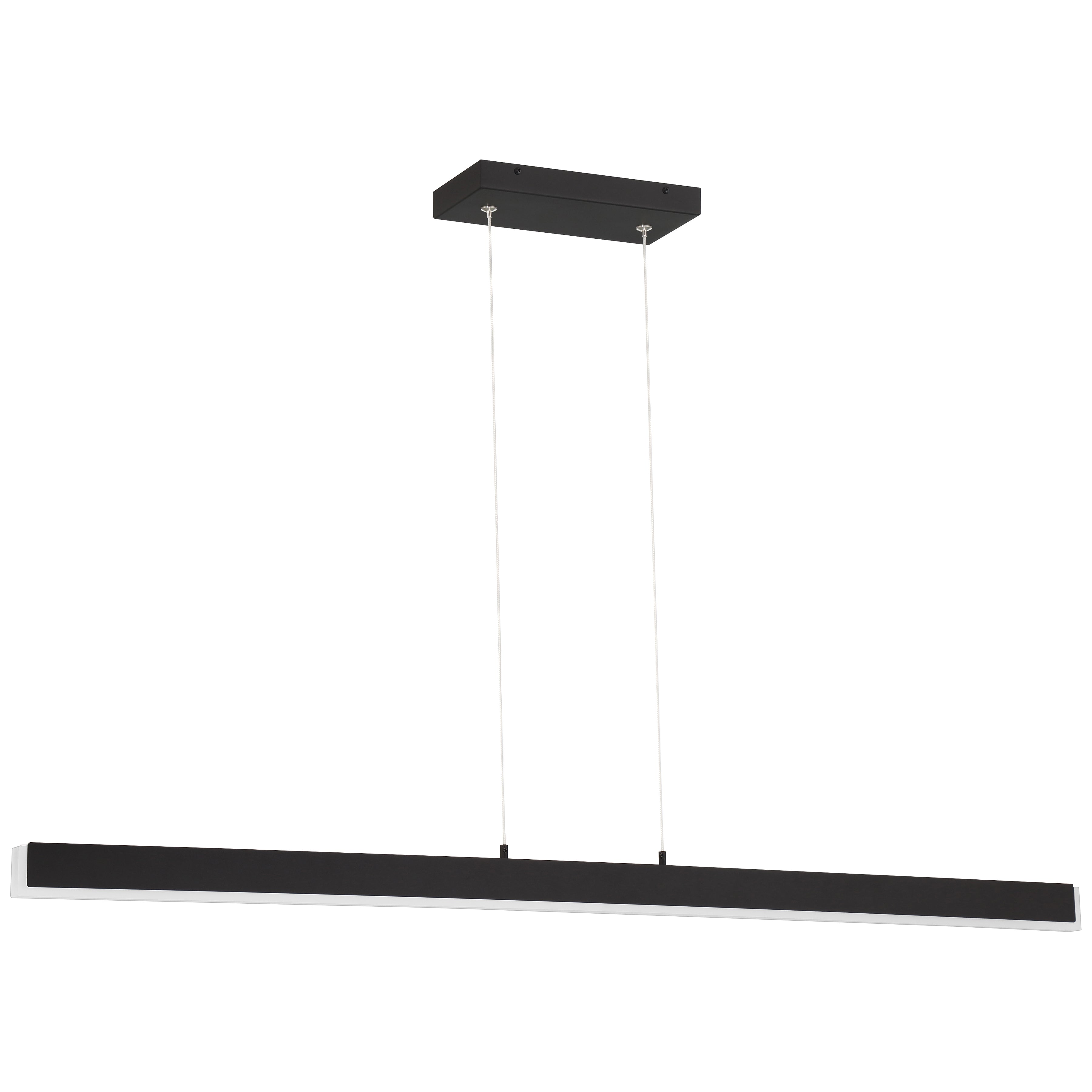 Illume Dual Voltage LED Pendant, Matte Black