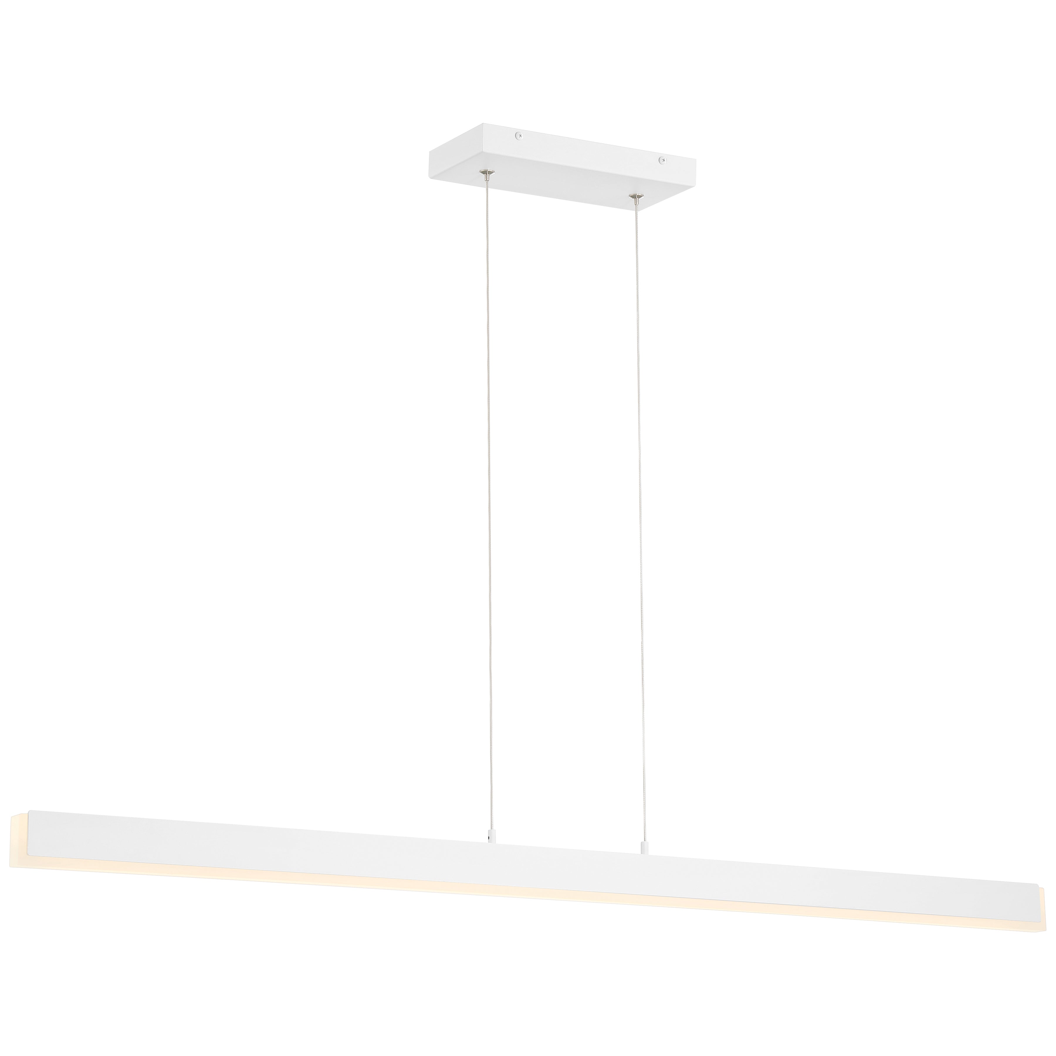 Illume Dual Voltage LED Pendant, Matte White