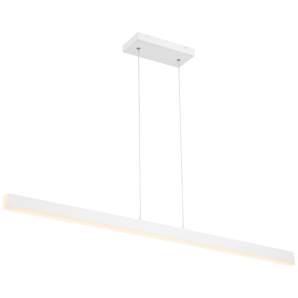 Illume Dual Voltage LED Pendant, Matte White