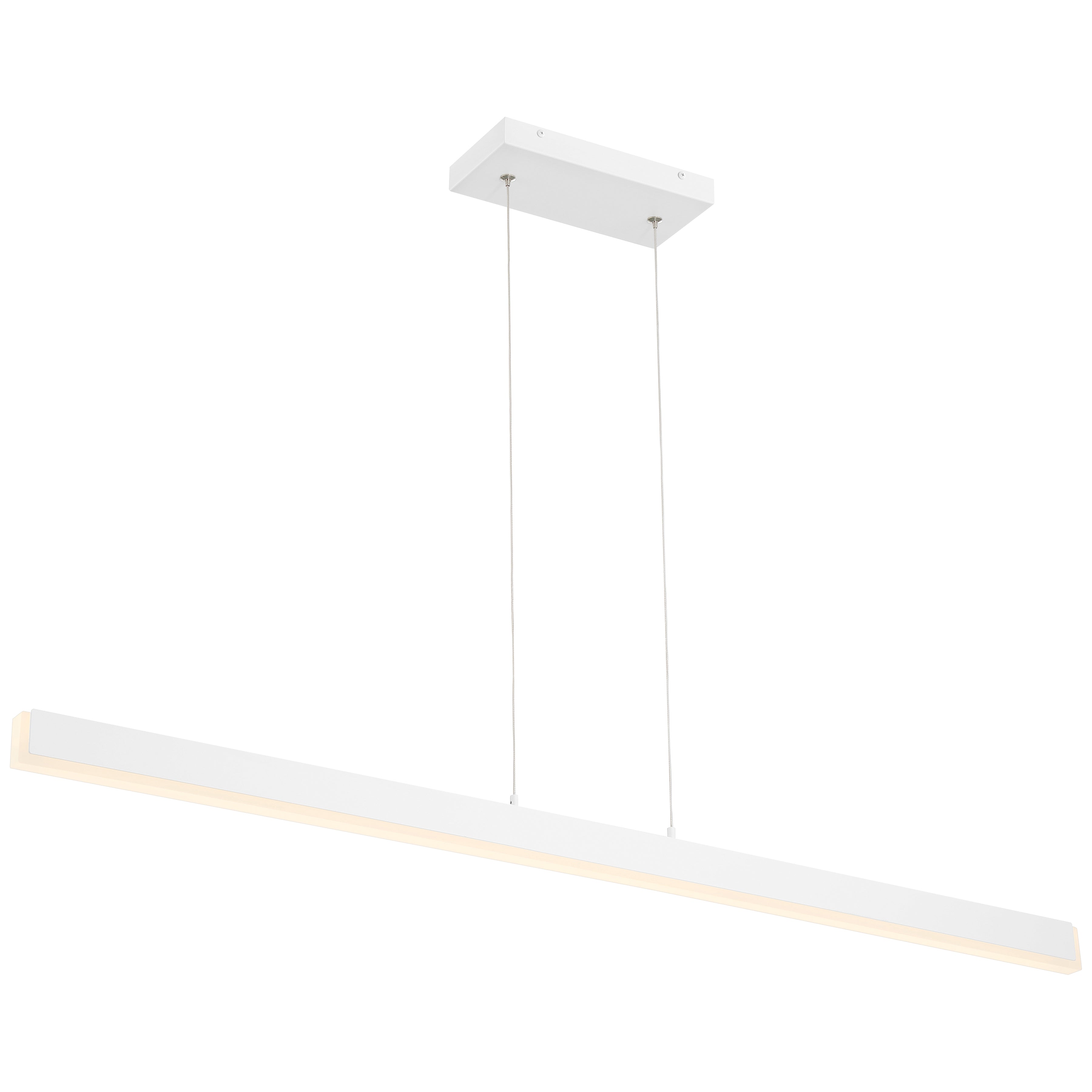 Illume Dual Voltage LED Pendant, Matte White