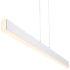 Illume Dual Voltage LED Pendant, Matte White