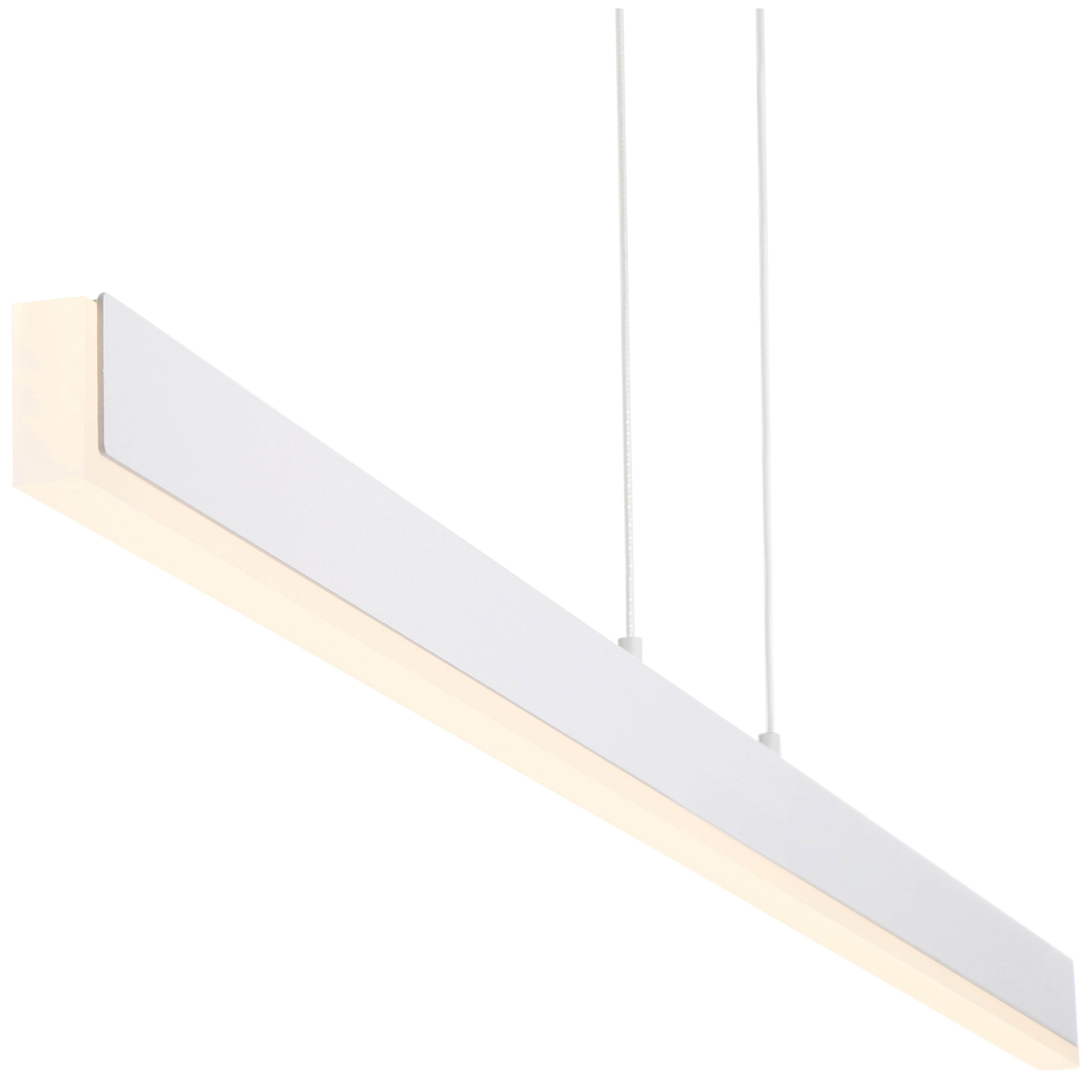 Illume Dual Voltage LED Pendant, Matte White
