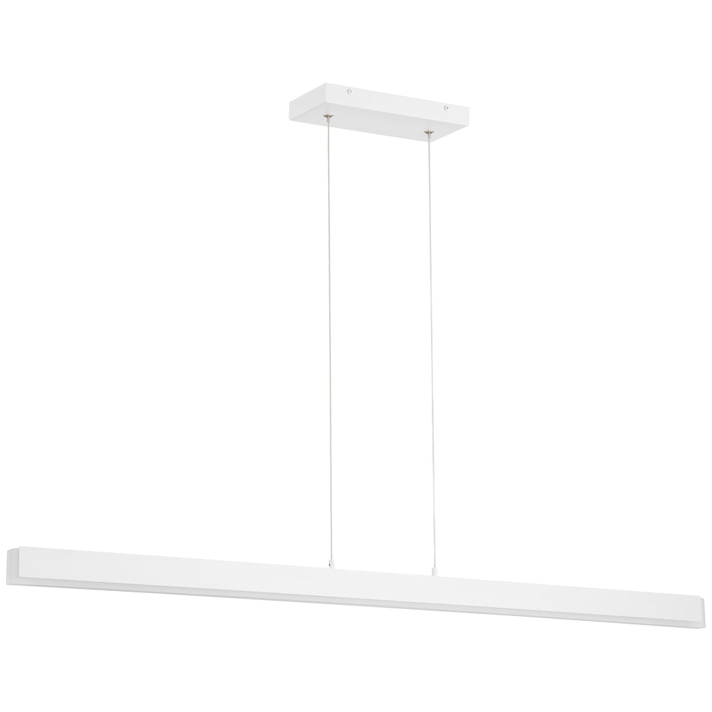 Illume Dual Voltage LED Pendant, Matte White