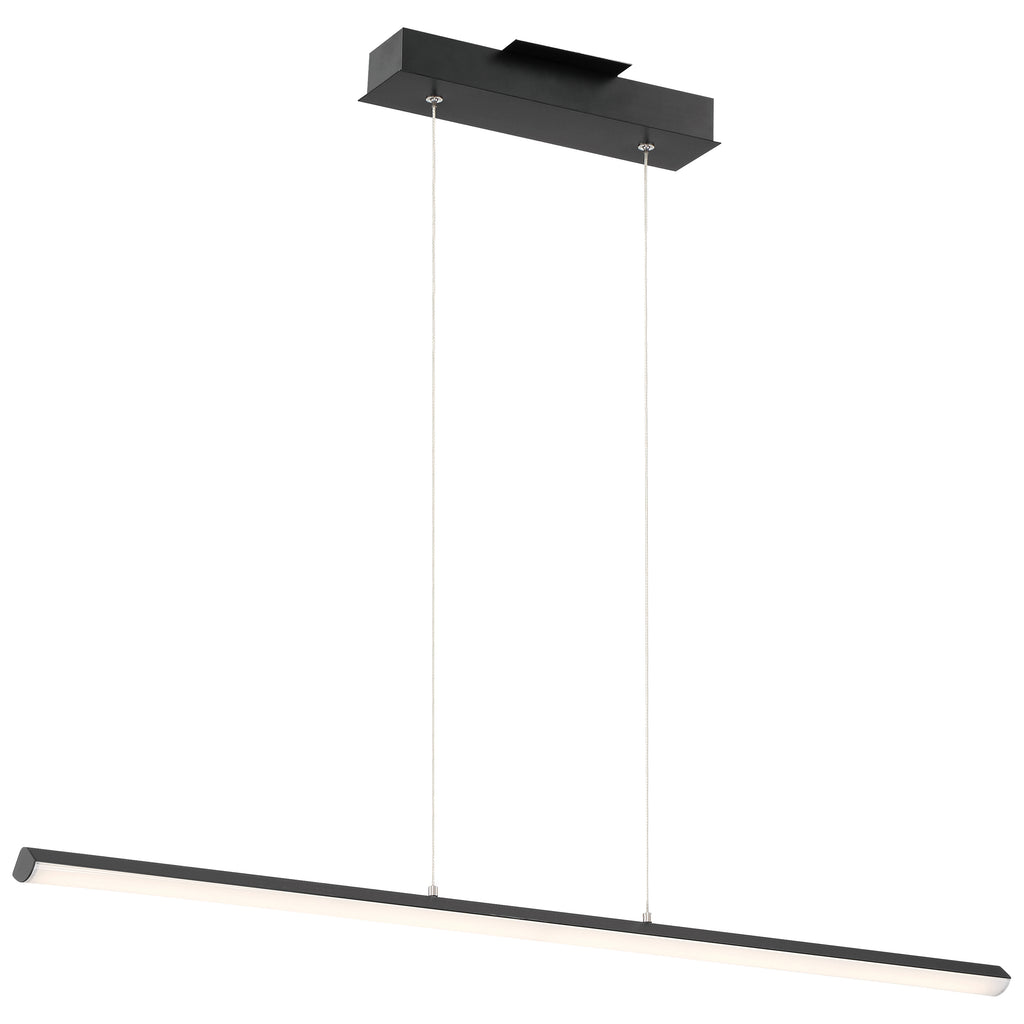 Float LED Linear Pendant, Matte Black / 22W