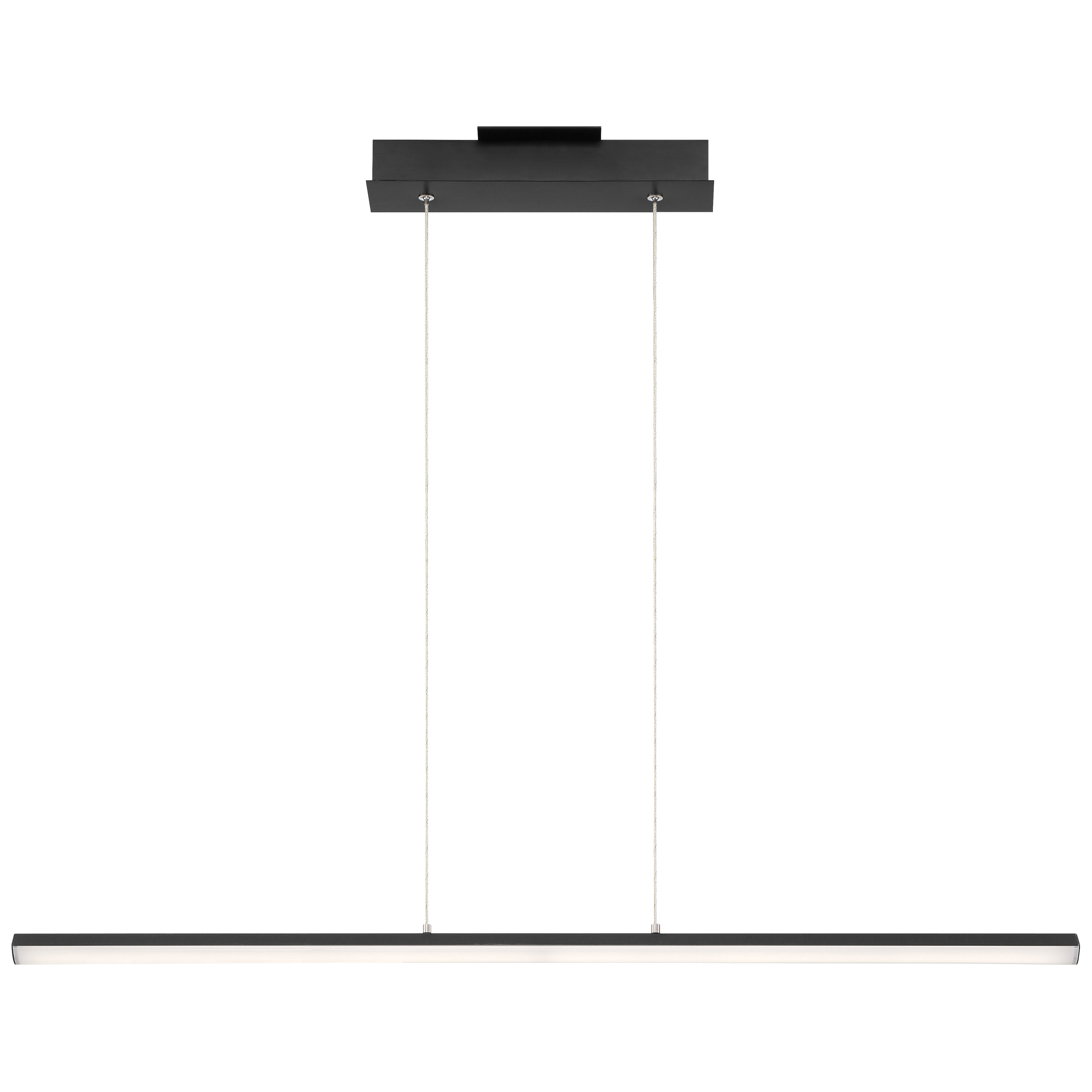 Float LED Linear Pendant, Matte Black / 22W