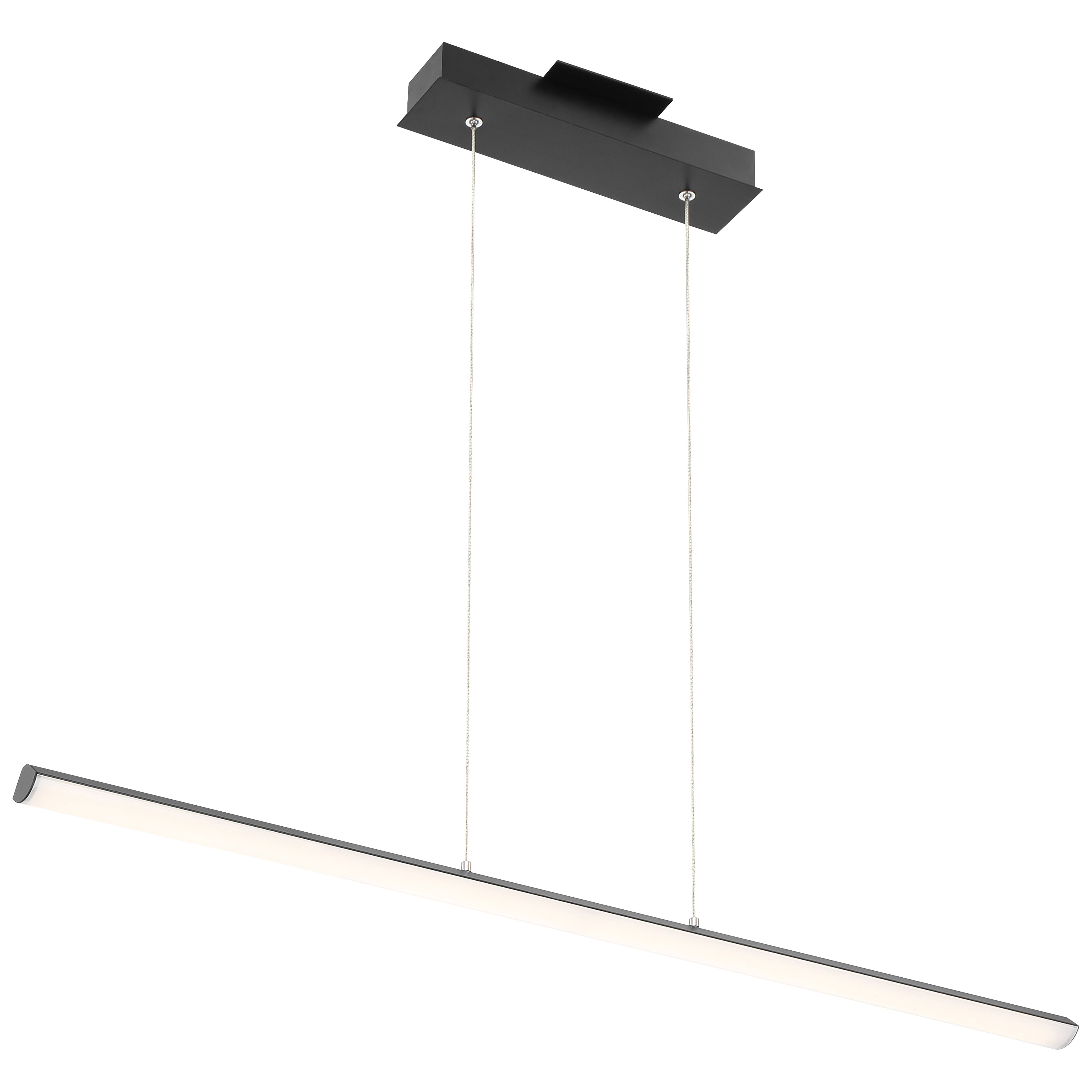 Float LED Linear Pendant, Matte Black / 22W