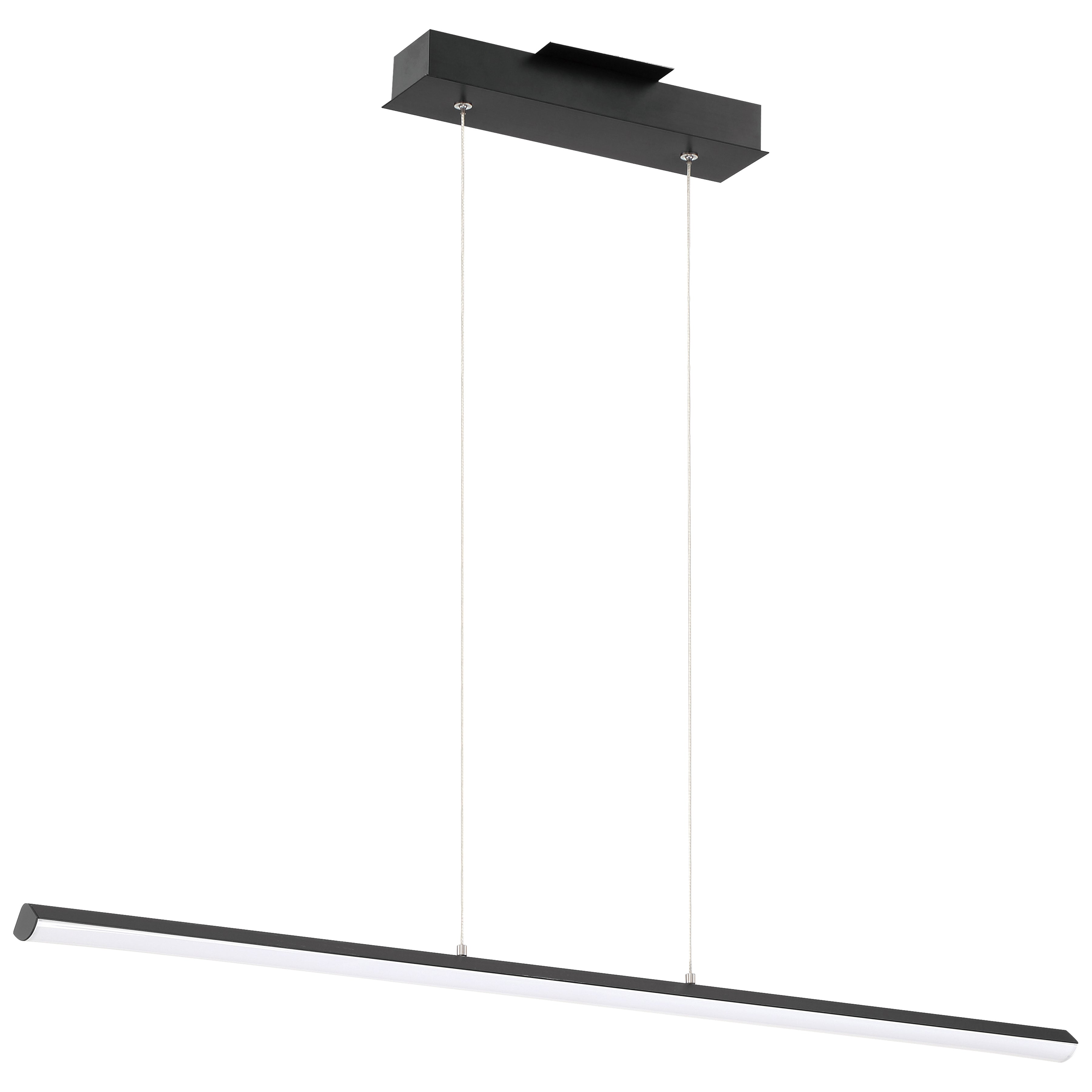 Float LED Linear Pendant, Matte Black / 22W