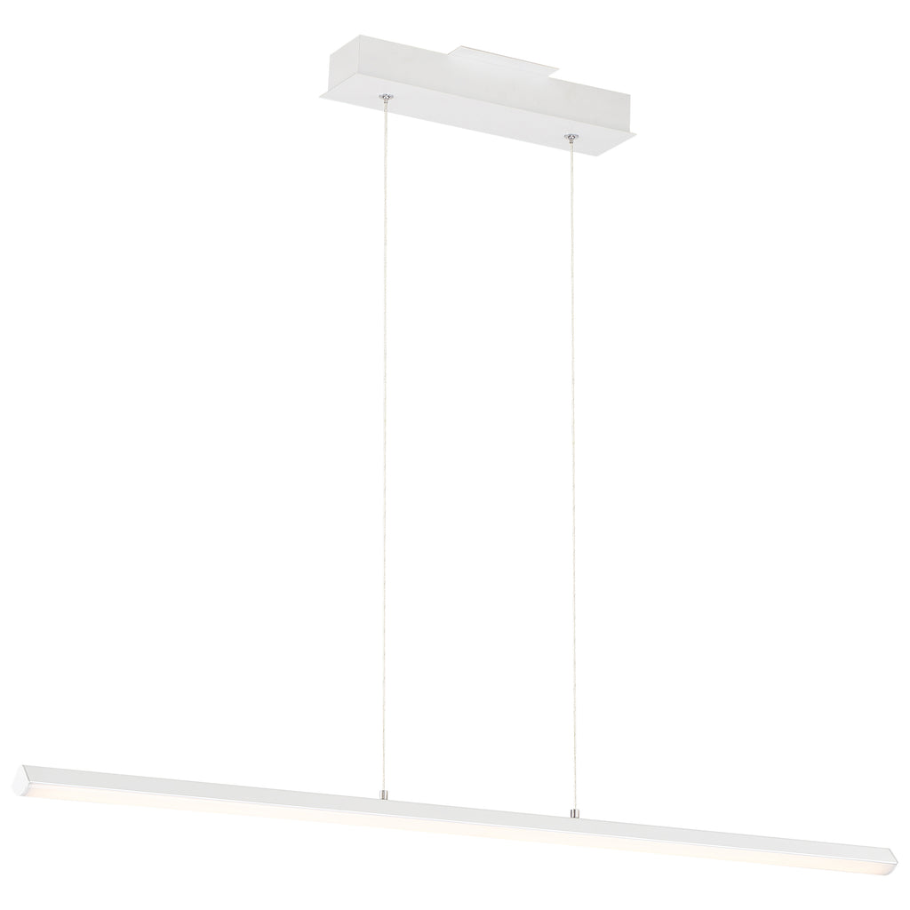Float LED Linear Pendant, Matte White / 22W