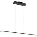 Float LED Linear Pendant, Matte Black / 30W
