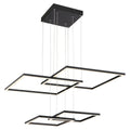 Squared LED Pendant, Black