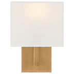 Mid Town 1 Light LED Wall Sconce, Antique Brushed Brass