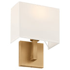 Mid Town 1 Light LED Wall Sconce, Antique Brushed Brass