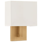 Mid Town 1 Light LED Wall Sconce, Antique Brushed Brass