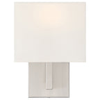 Mid Town 1 Light LED Wall Sconce, Brushed Steel