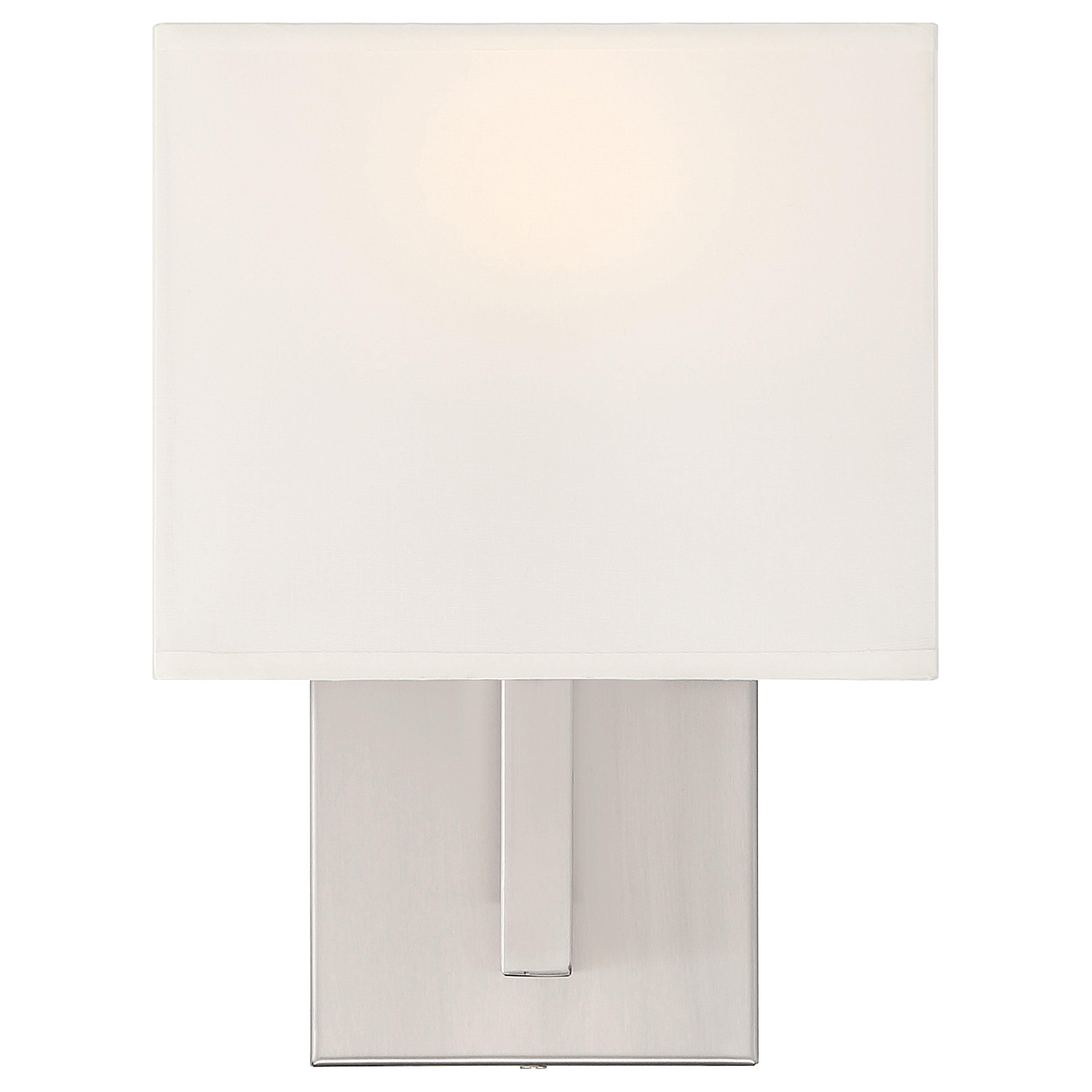 Mid Town 1 Light LED Wall Sconce, Brushed Steel