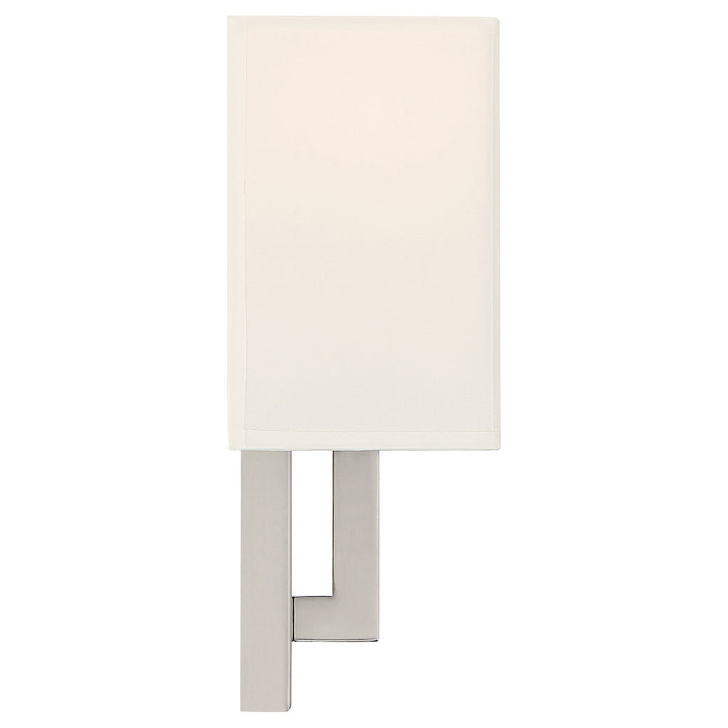 Mid Town 1 Light LED Wall Sconce, Brushed Steel
