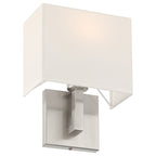 Mid Town 1 Light LED Wall Sconce, Brushed Steel