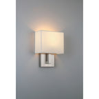 Mid Town 1 Light LED Wall Sconce, Brushed Steel