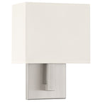 Mid Town 1 Light LED Wall Sconce, Brushed Steel