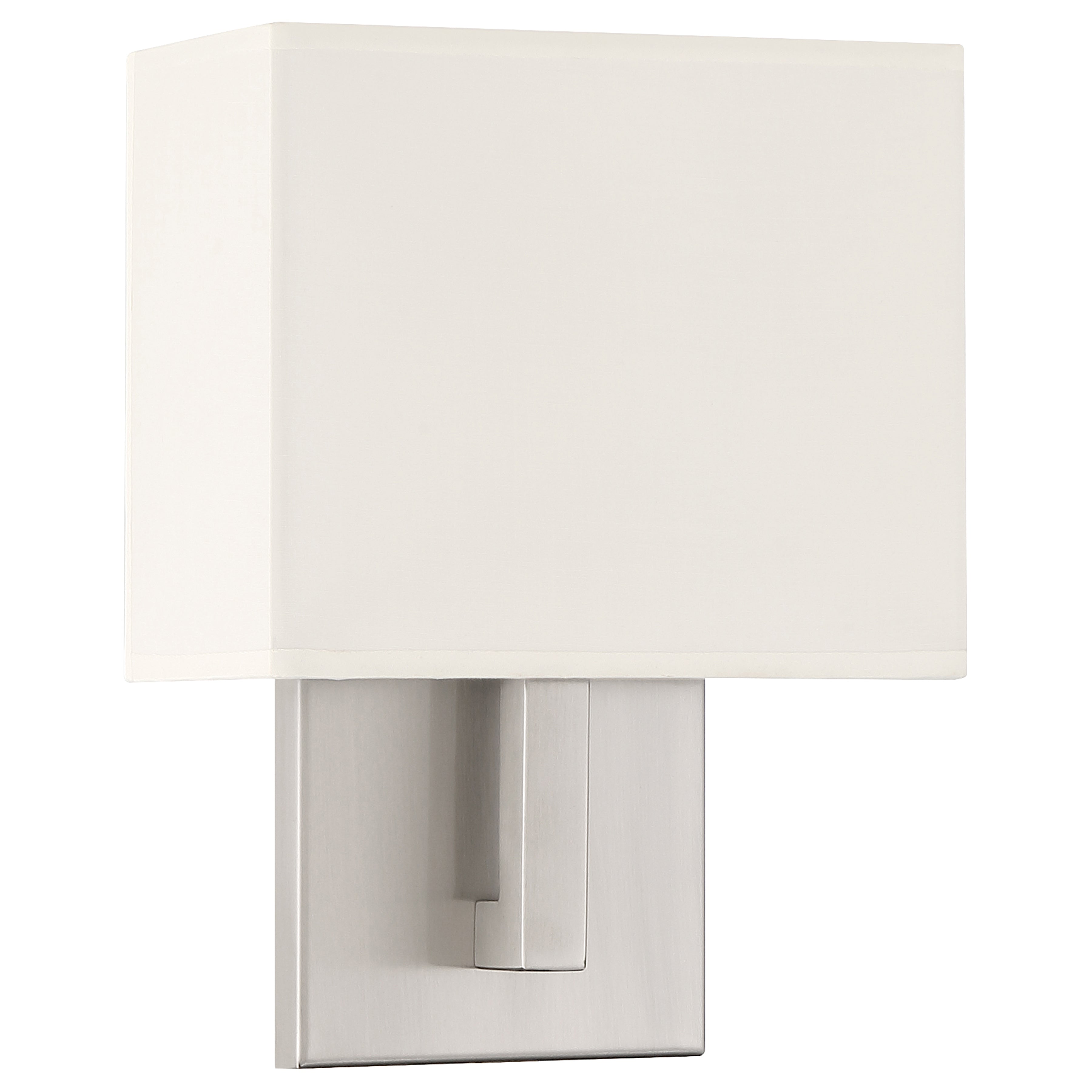 Mid Town 1 Light LED Wall Sconce, Brushed Steel