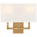 Mid Town 2 Light LED Wall Sconce, Antique Brushed Brass