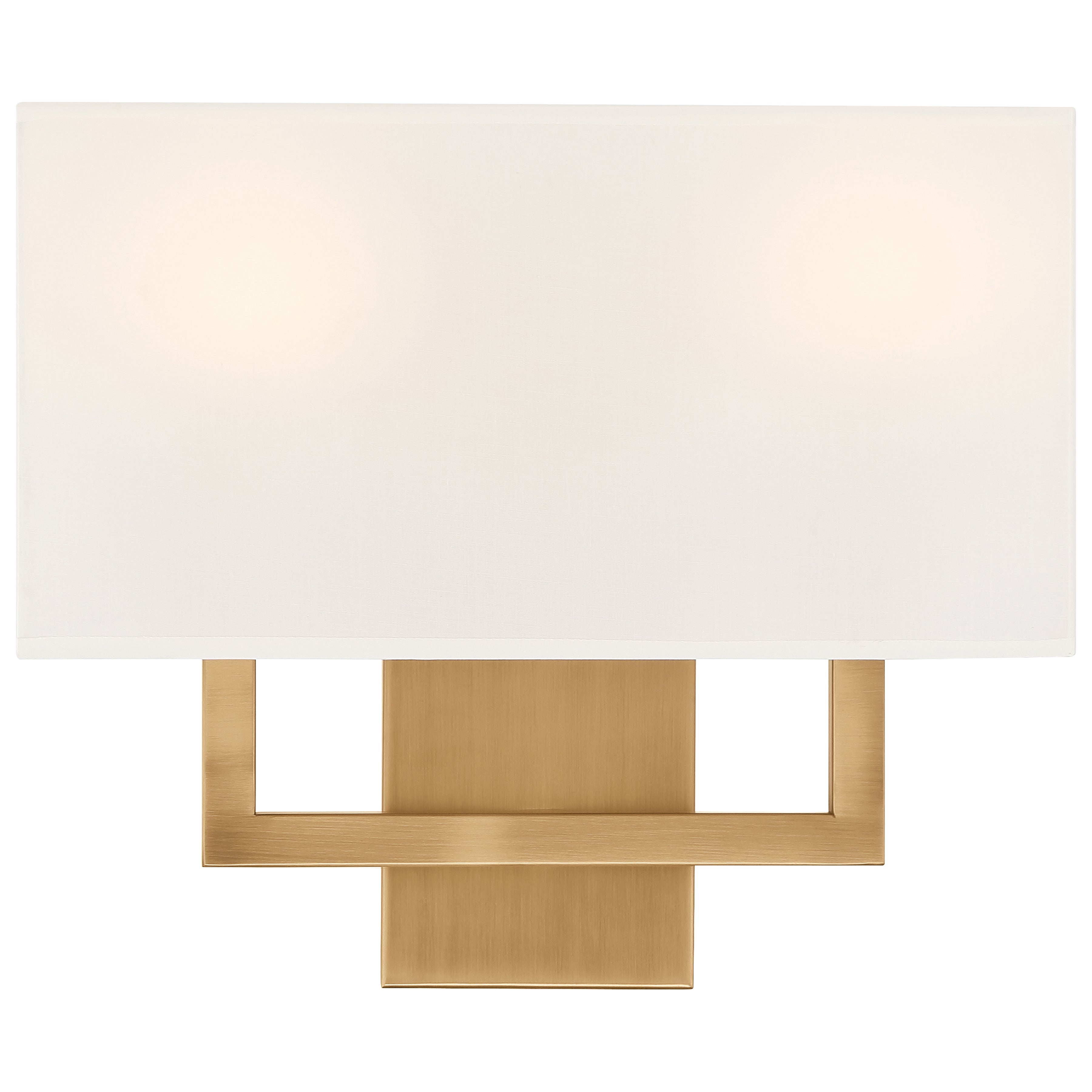 Mid Town 2 Light LED Wall Sconce, Antique Brushed Brass