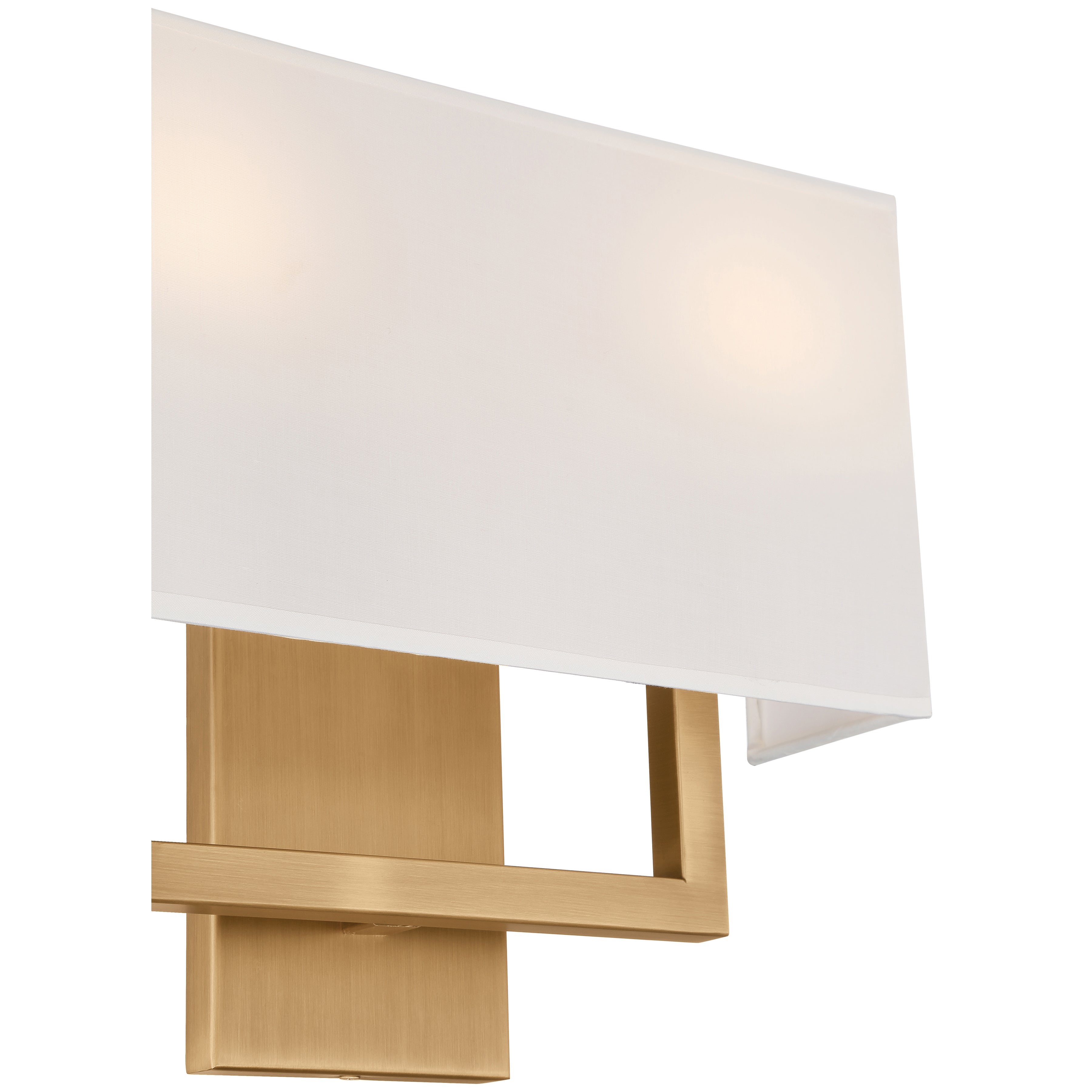 Mid Town 2 Light LED Wall Sconce, Antique Brushed Brass