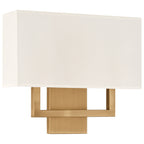 Mid Town 2 Light LED Wall Sconce, Antique Brushed Brass