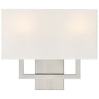 Mid Town 2 Light LED Wall Sconce, Brushed Steel