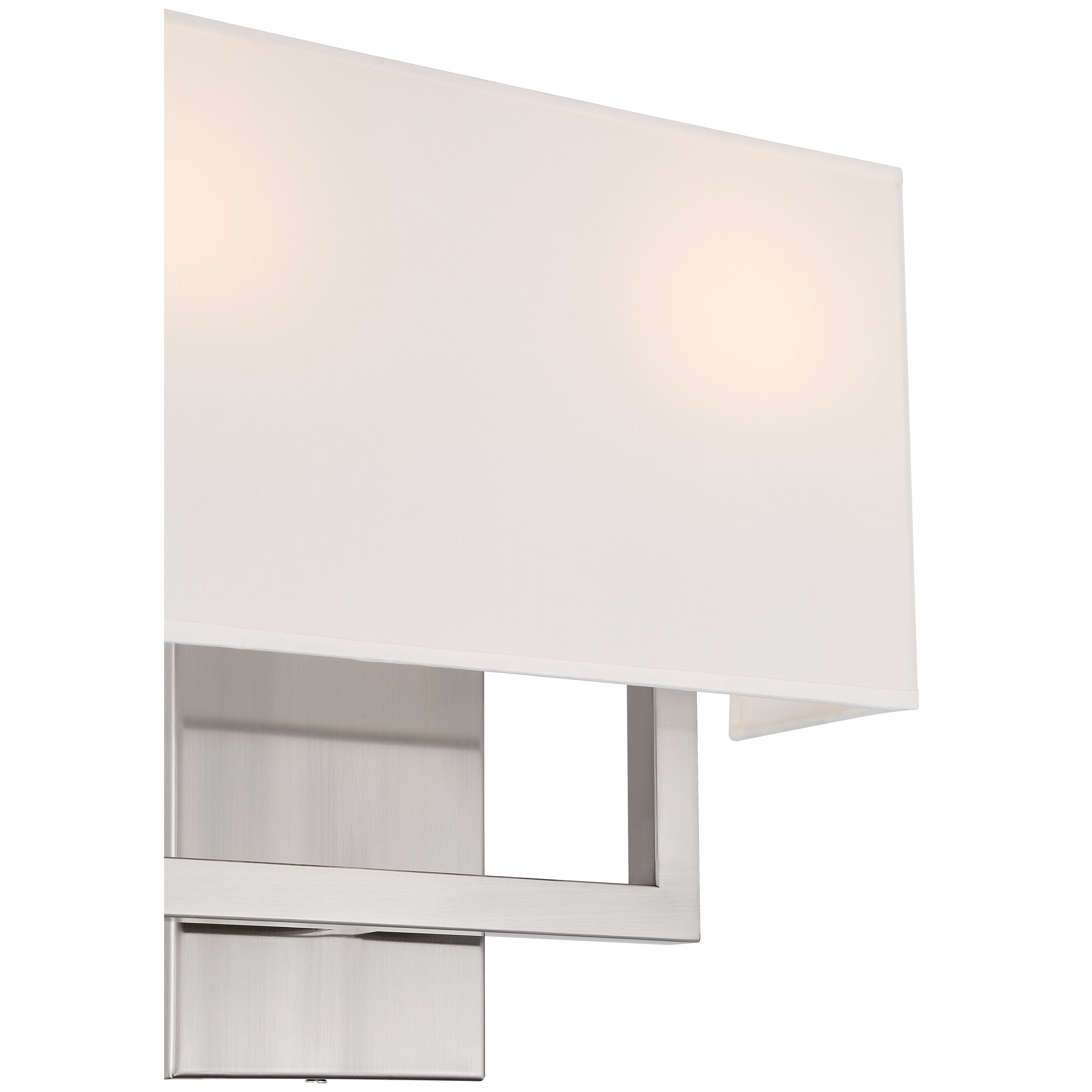 Mid Town 2 Light LED Wall Sconce, Brushed Steel