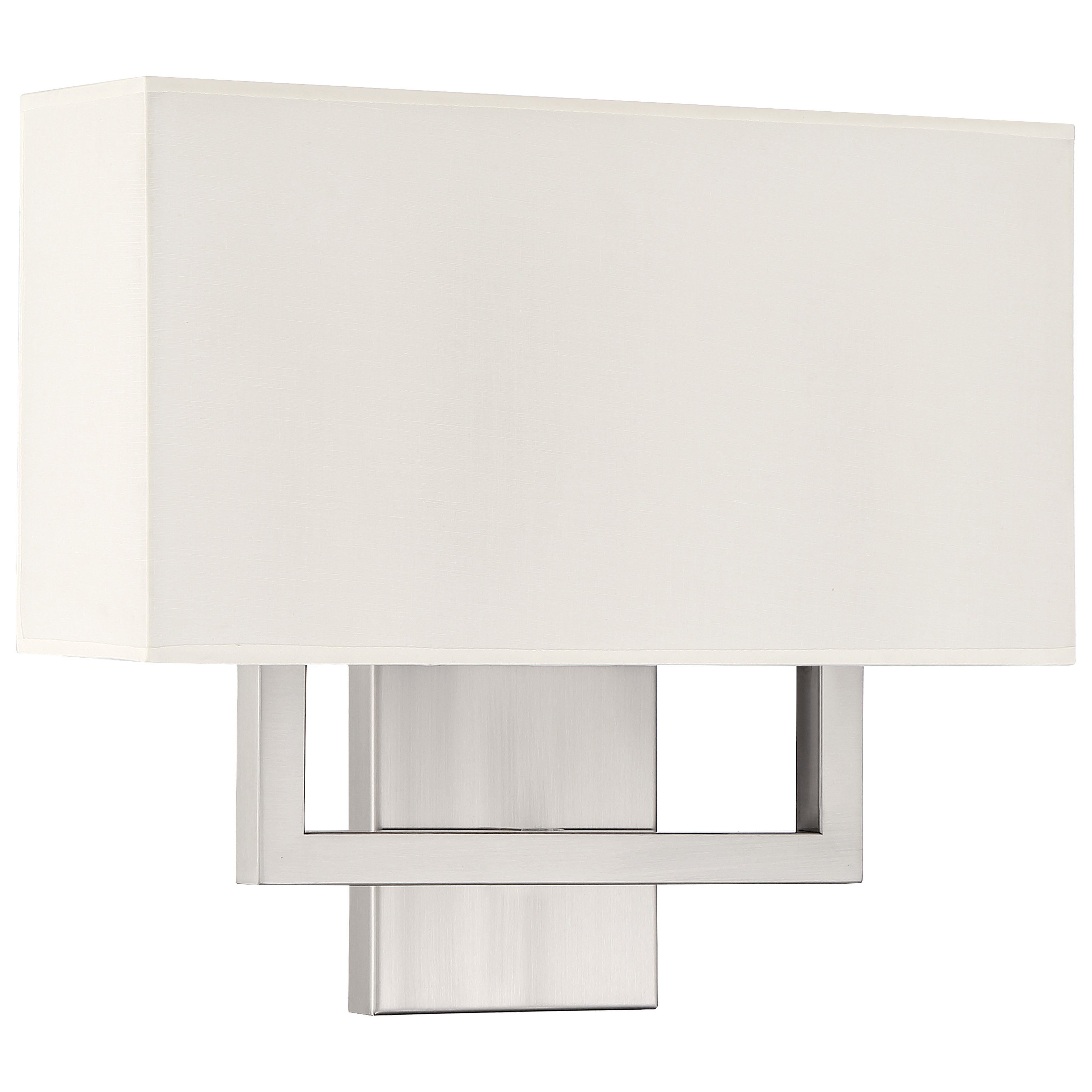 Mid Town 2 Light LED Wall Sconce, Brushed Steel