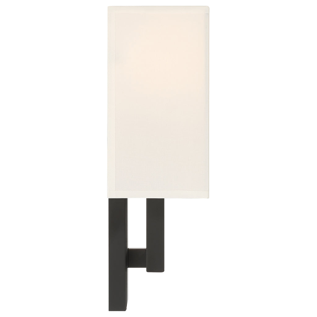 Mid Town 2 Light LED Wall Sconce, Matte Black