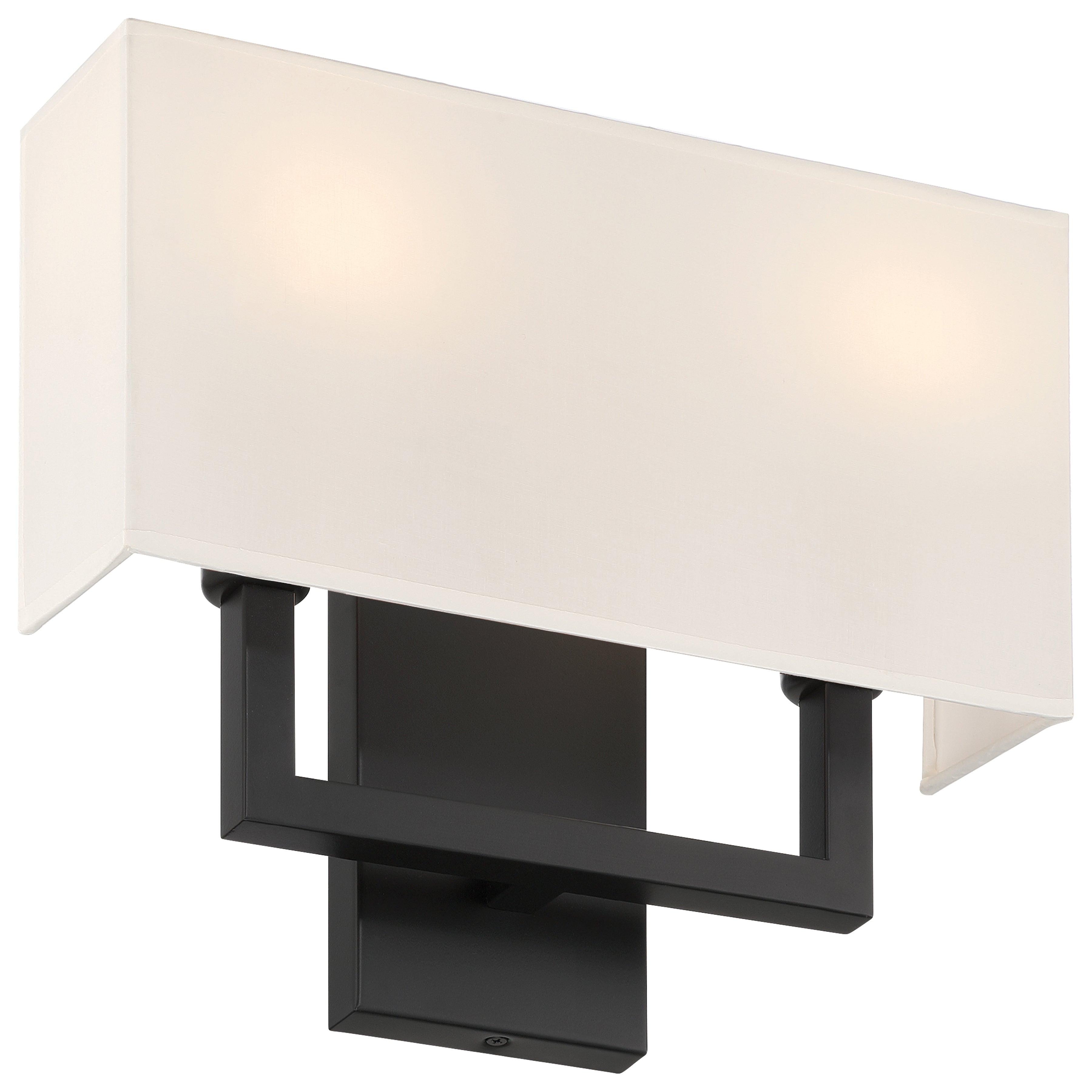 Mid Town 2 Light LED Wall Sconce, Matte Black