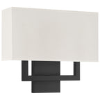 Mid Town 2 Light LED Wall Sconce, Matte Black
