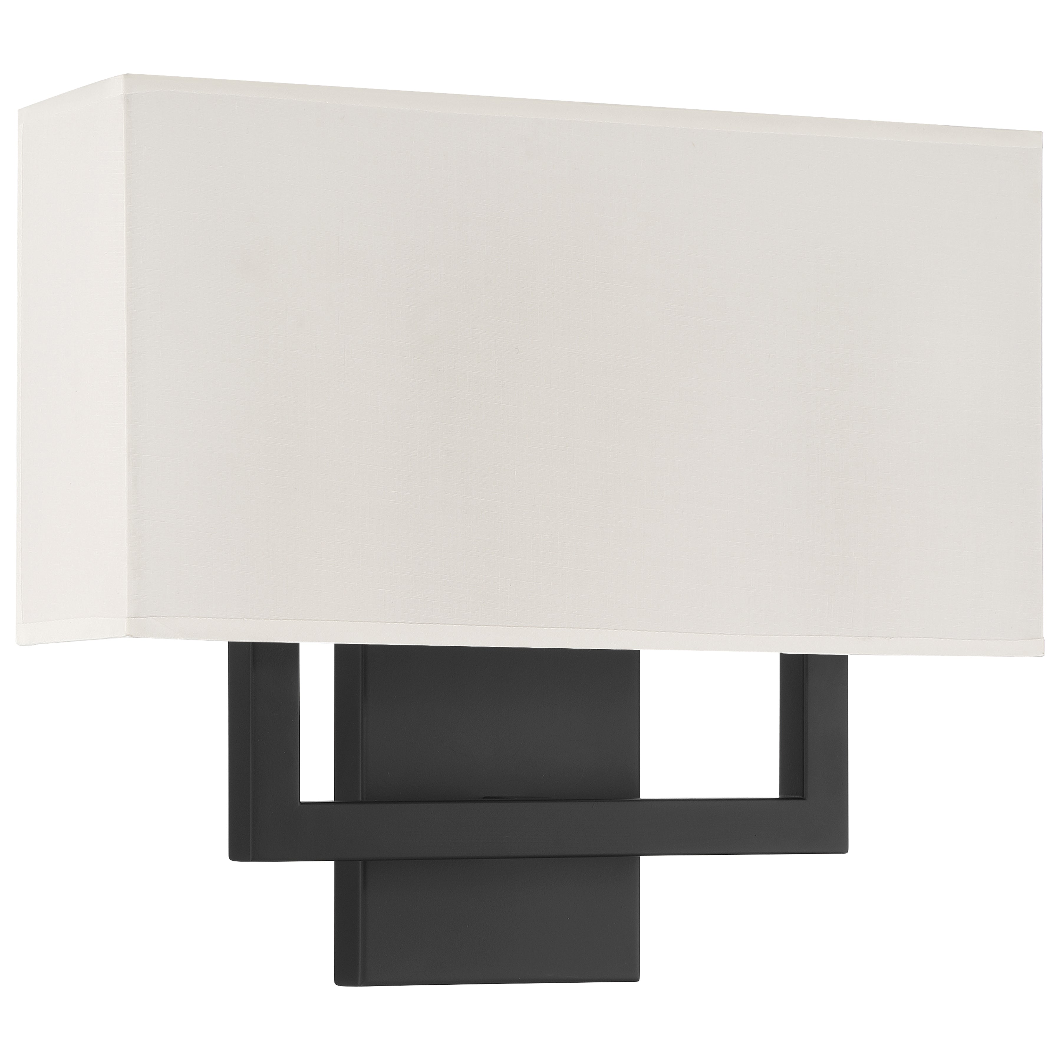 Mid Town 2 Light LED Wall Sconce, Matte Black