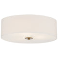 Mid Town LED Flush Mount, Antique Brushed Brass / 18"