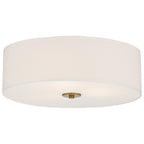 Mid Town LED Flush Mount, Antique Brushed Brass / 18"