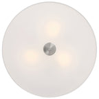 Mid Town LED Flush Mount, Antique Brushed Brass / 18"