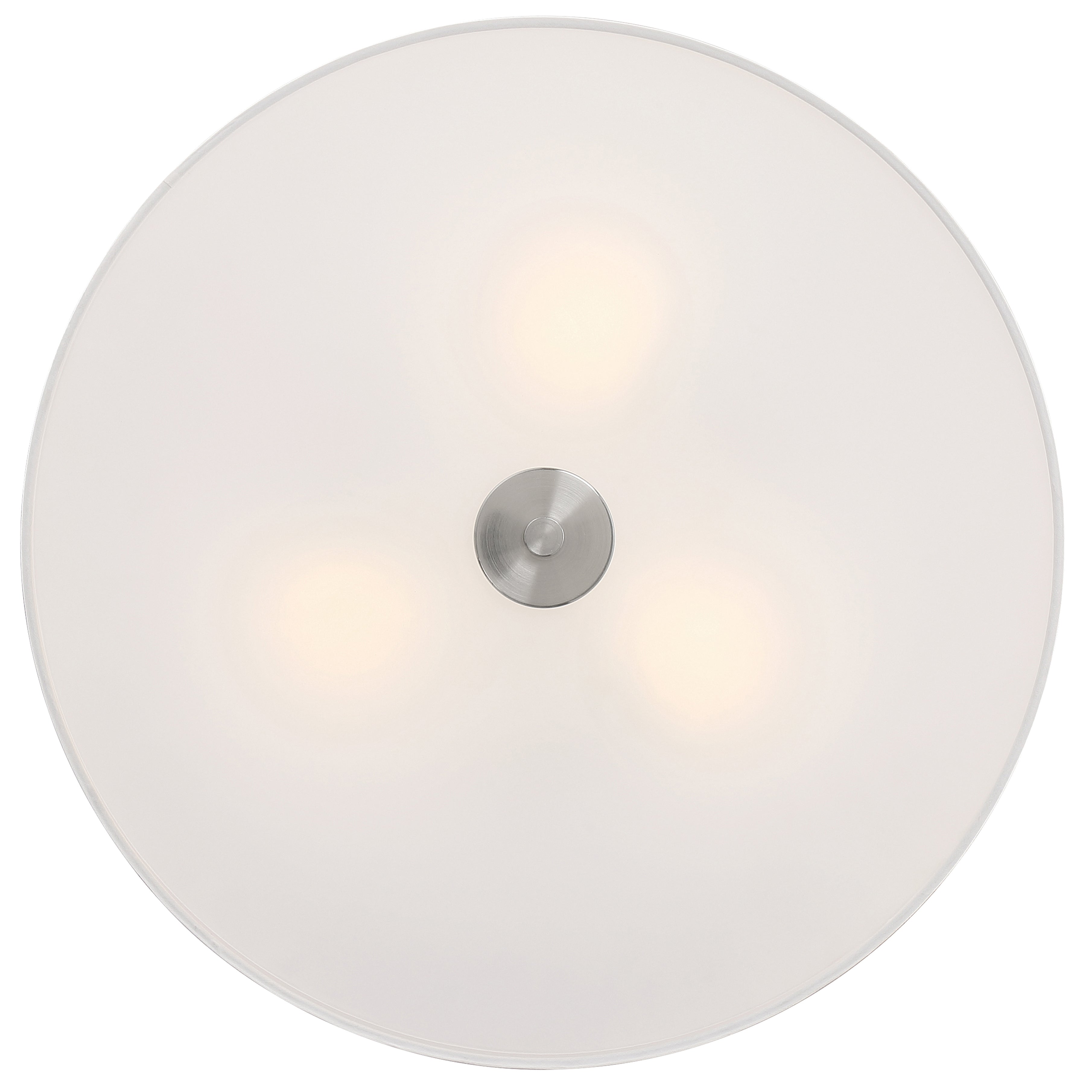Mid Town LED Flush Mount, Antique Brushed Brass / 18"