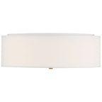 Mid Town LED Flush Mount, Antique Brushed Brass / 18"