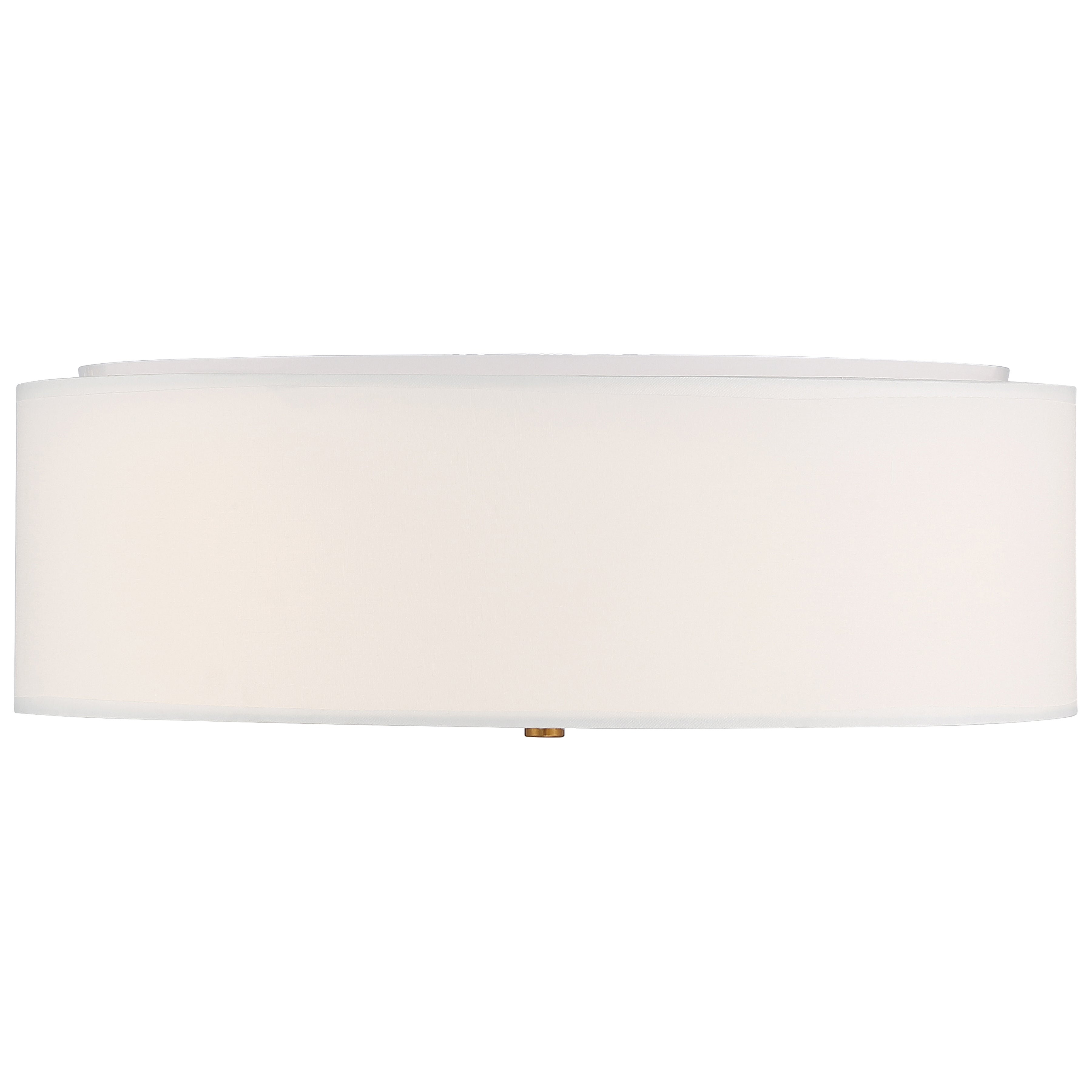 Mid Town LED Flush Mount, Antique Brushed Brass / 18"