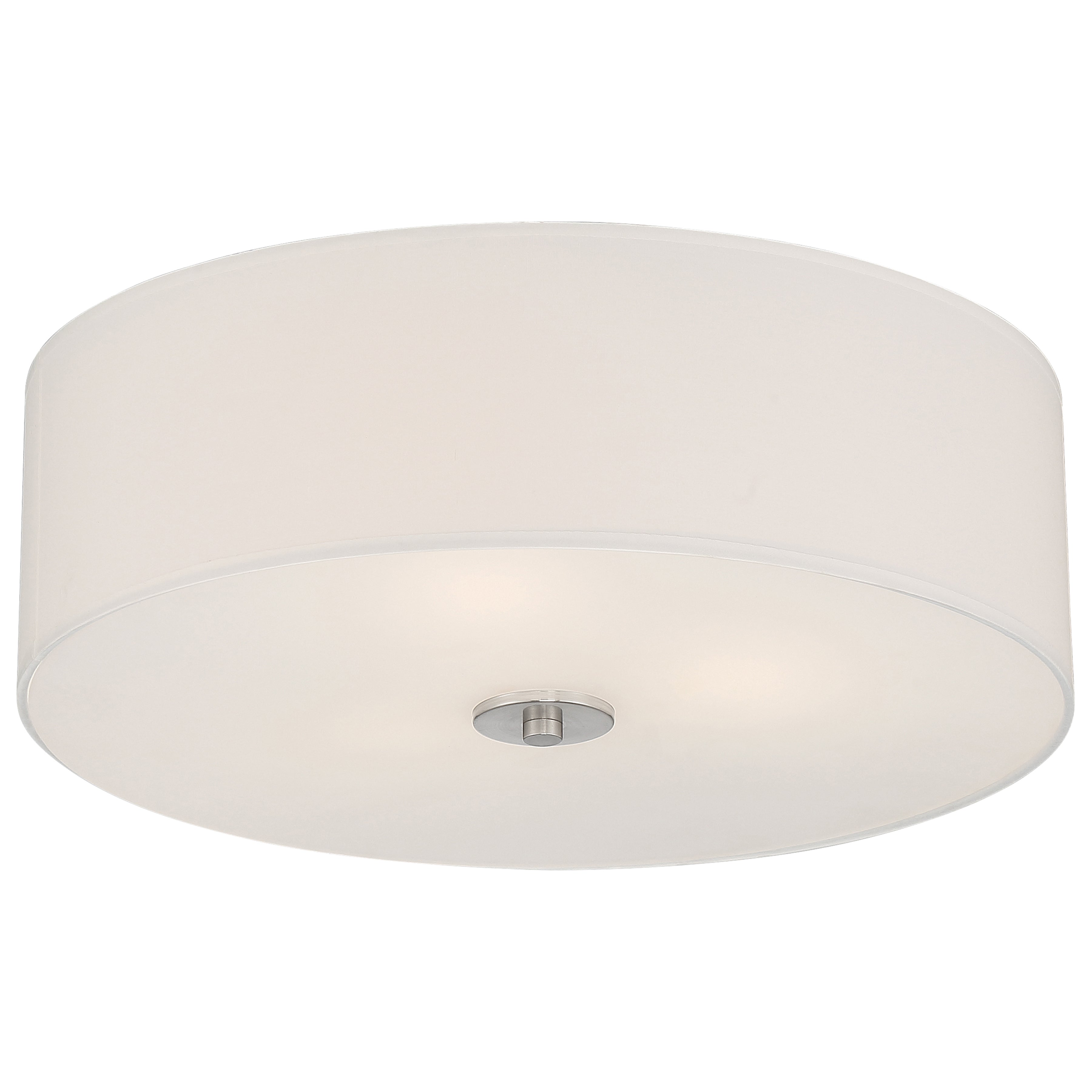 Mid Town LED Flush Mount, Antique Brushed Brass / 18"