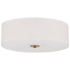Mid Town LED Flush Mount, Antique Brushed Brass / 18"