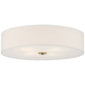 Mid Town LED Flush Mount, Antique Brushed Brass / 24"
